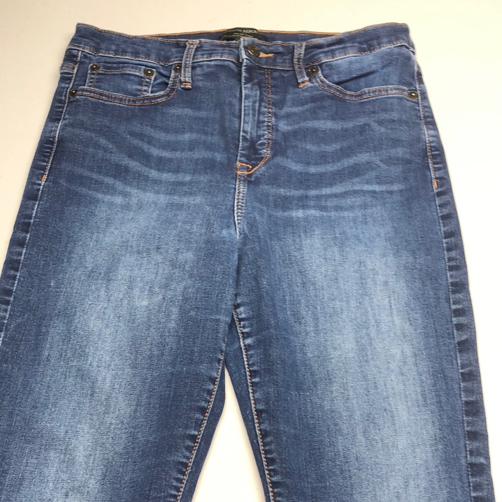 Banana Republic Blue Skinny Jeans with Natural Fading